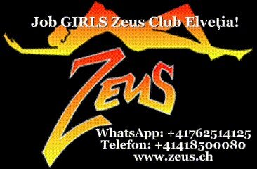 Zeus Club Elvetia, oferta excelenta de munca